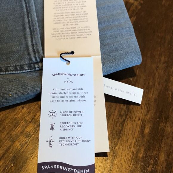NYDJ Spanspring Pull-On Dakota Capri Jeans- Palmas Size Small - Picture 6 of 11